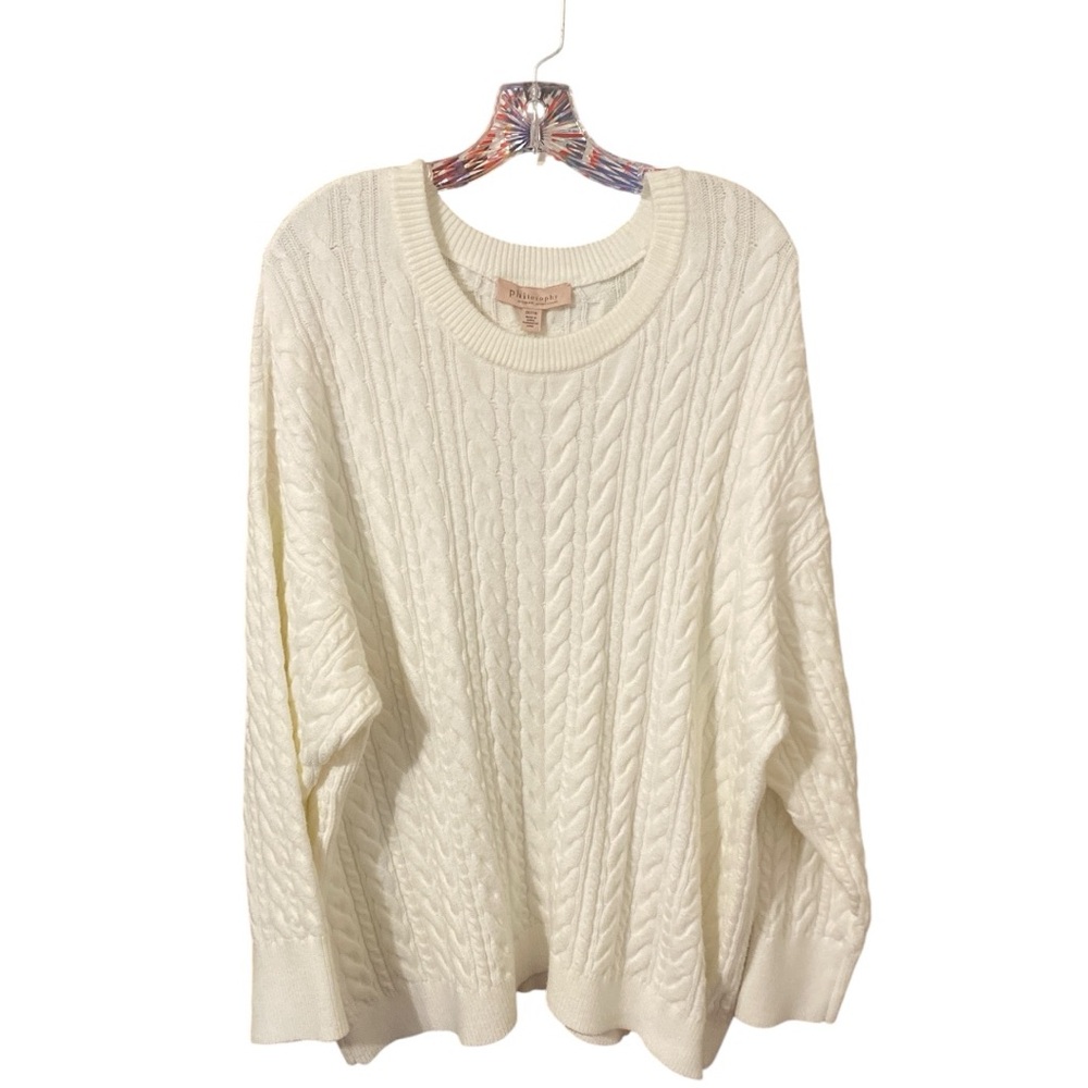 Philosophy Cream Knit Sweater